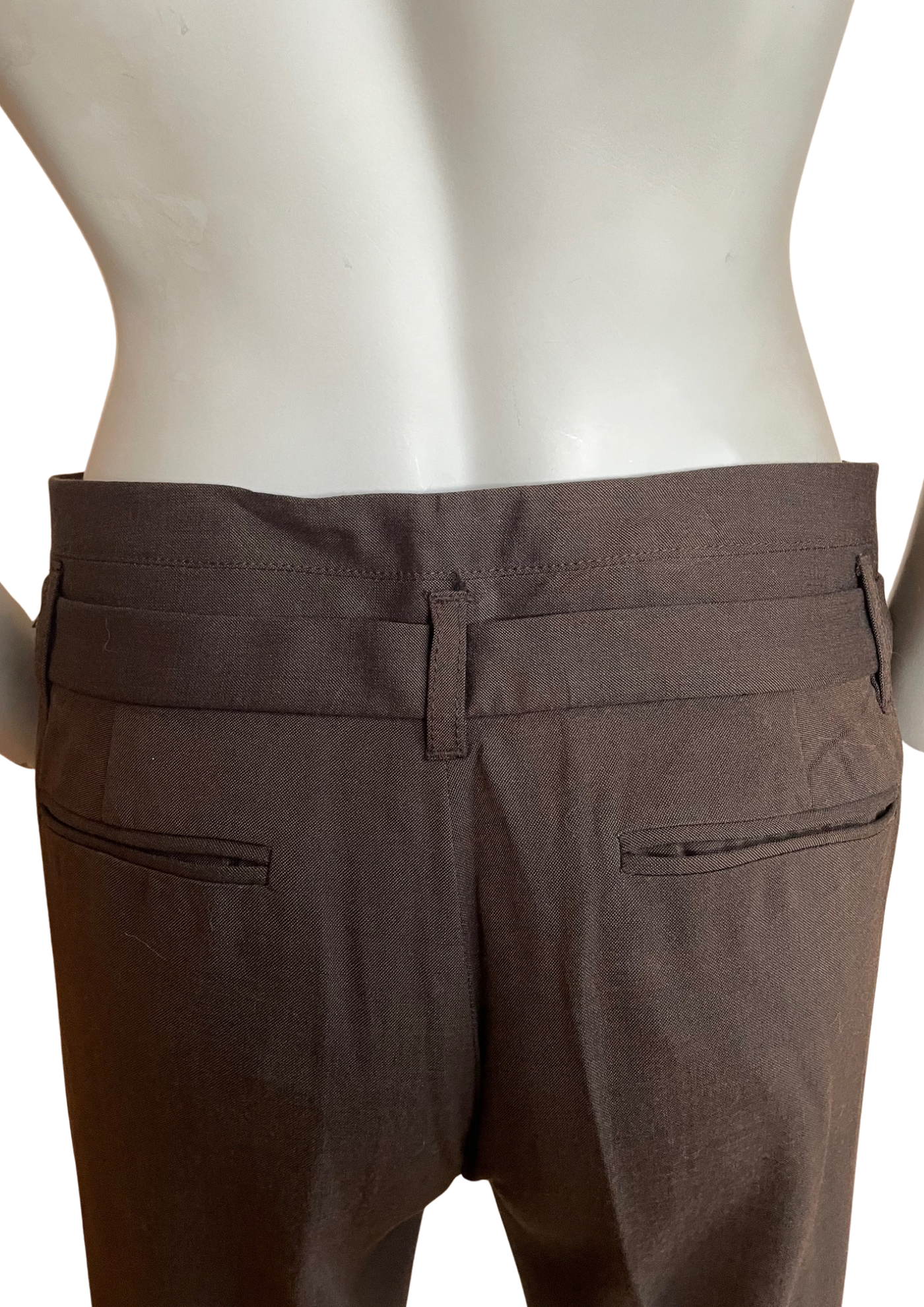 Pantalon 🤎 Élégance Tailleur Chocolat – Taille 36  ✨