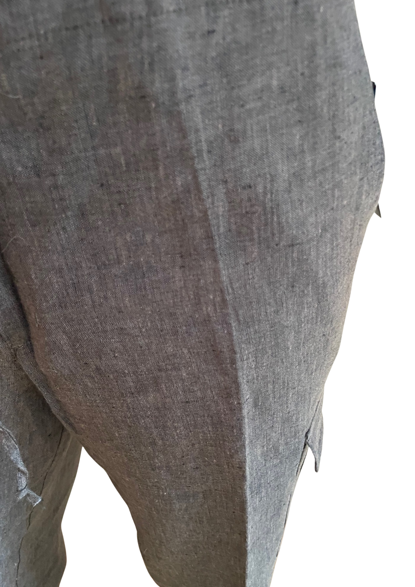 👖 Pantalon en lin gris Taille L (Neuf)👖