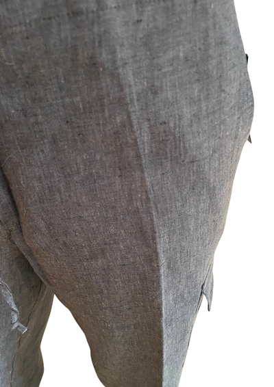 👖 Pantalon en lin gris Taille L (Neuf)👖