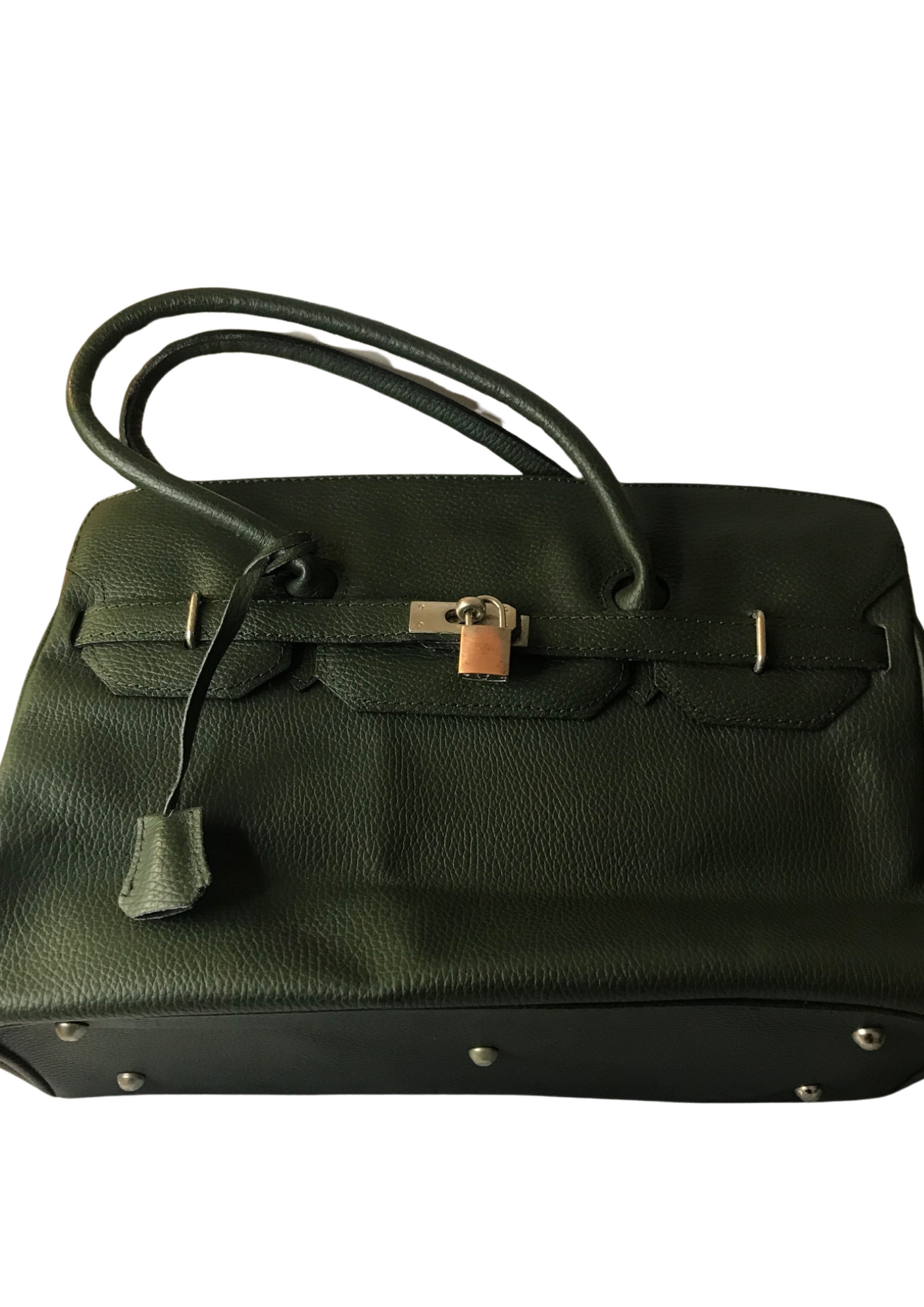 👜✨ Sac à main vert bouteille en cuir – Élégance intemporelle ✨👜