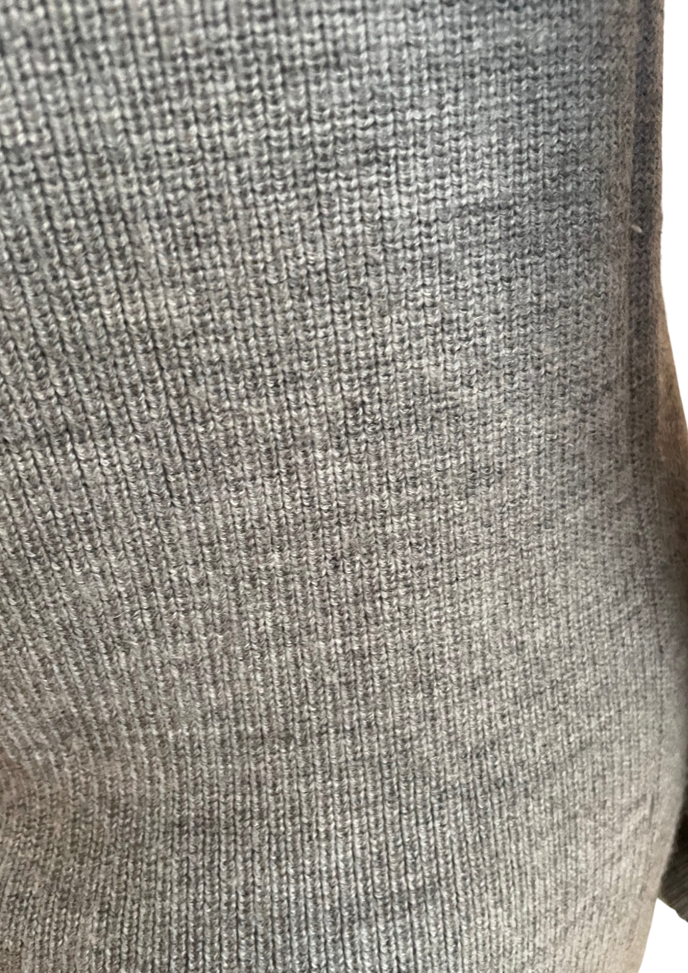 🧶 Pull gris 100% laine – Taille 38 ✨