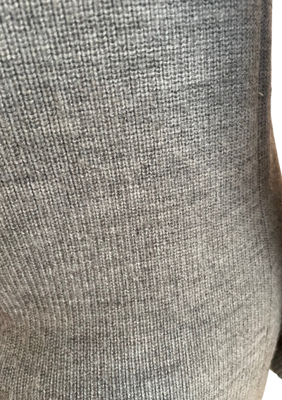 🧶 Pull gris 100% laine – Taille 38 ✨