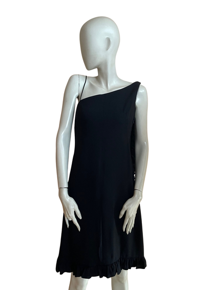 🖤 Robe noire asymétrique Taille 36 🖤
