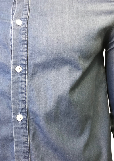 👔 Chemise en Jean  👕 100% Coton Certifié OEKO-TEX 🌿 Taille S