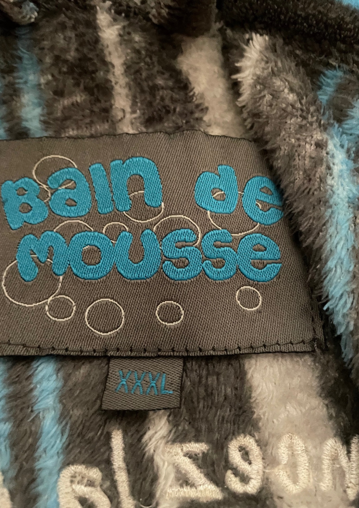 🛁 Peignoir rayé ultra doux Taille XXXL ✨