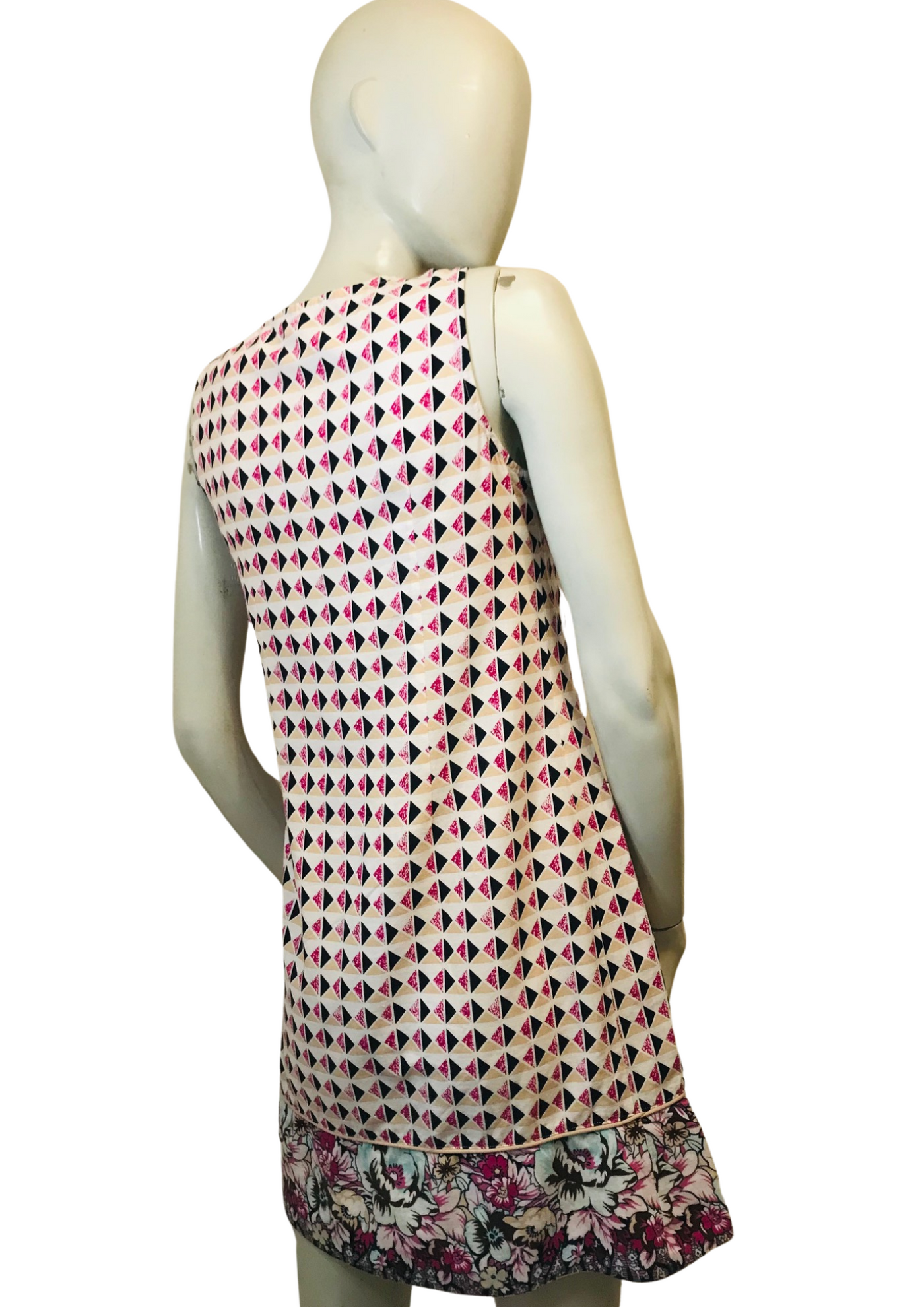Robe à motifs avec plastron Taille 36