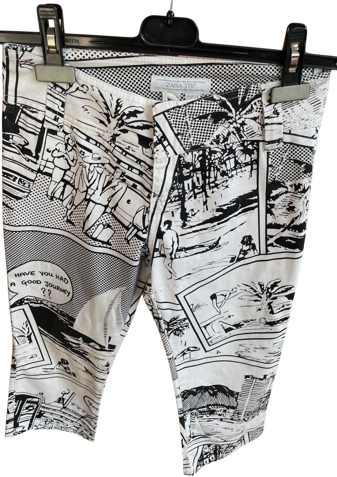 🌟 Pantalon imprimé graphique Taille 34🌟