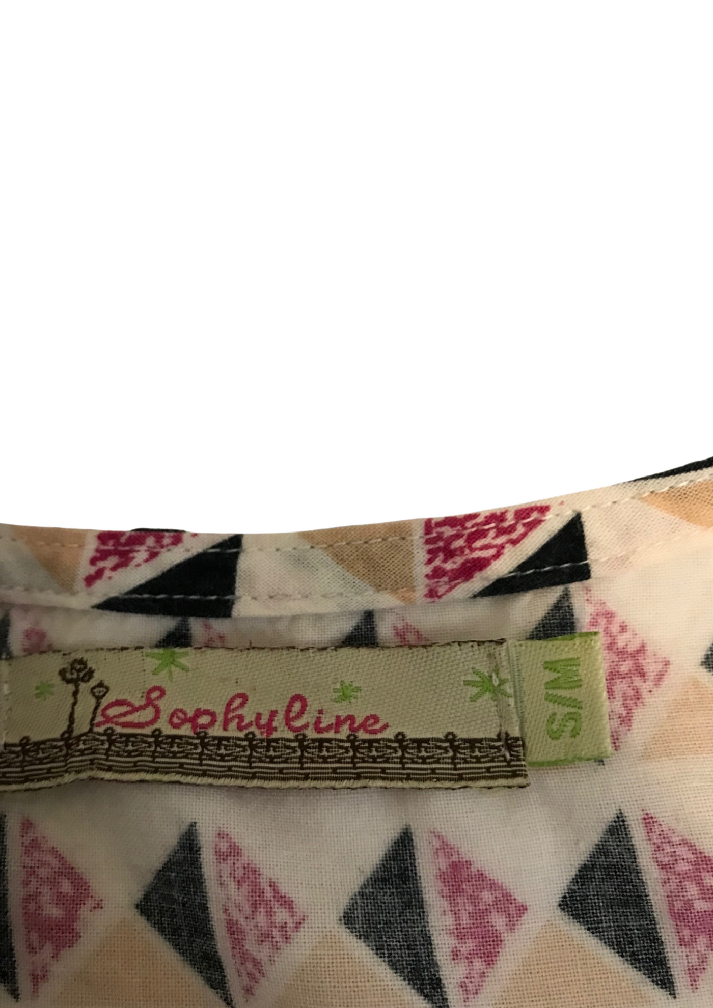 Robe à motifs avec plastron Taille 36