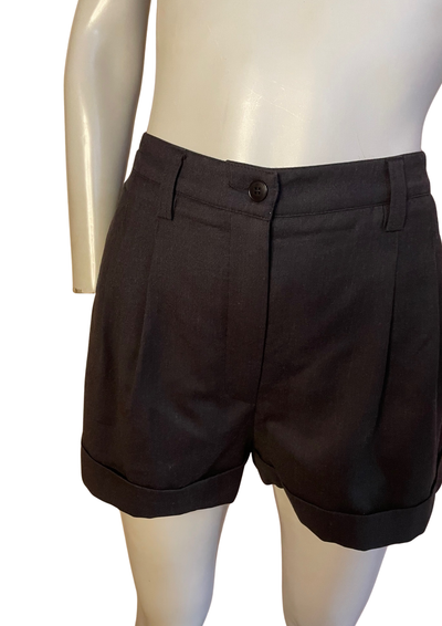 ✨ Short noir en laine Taille 40 🇫🇷🖤