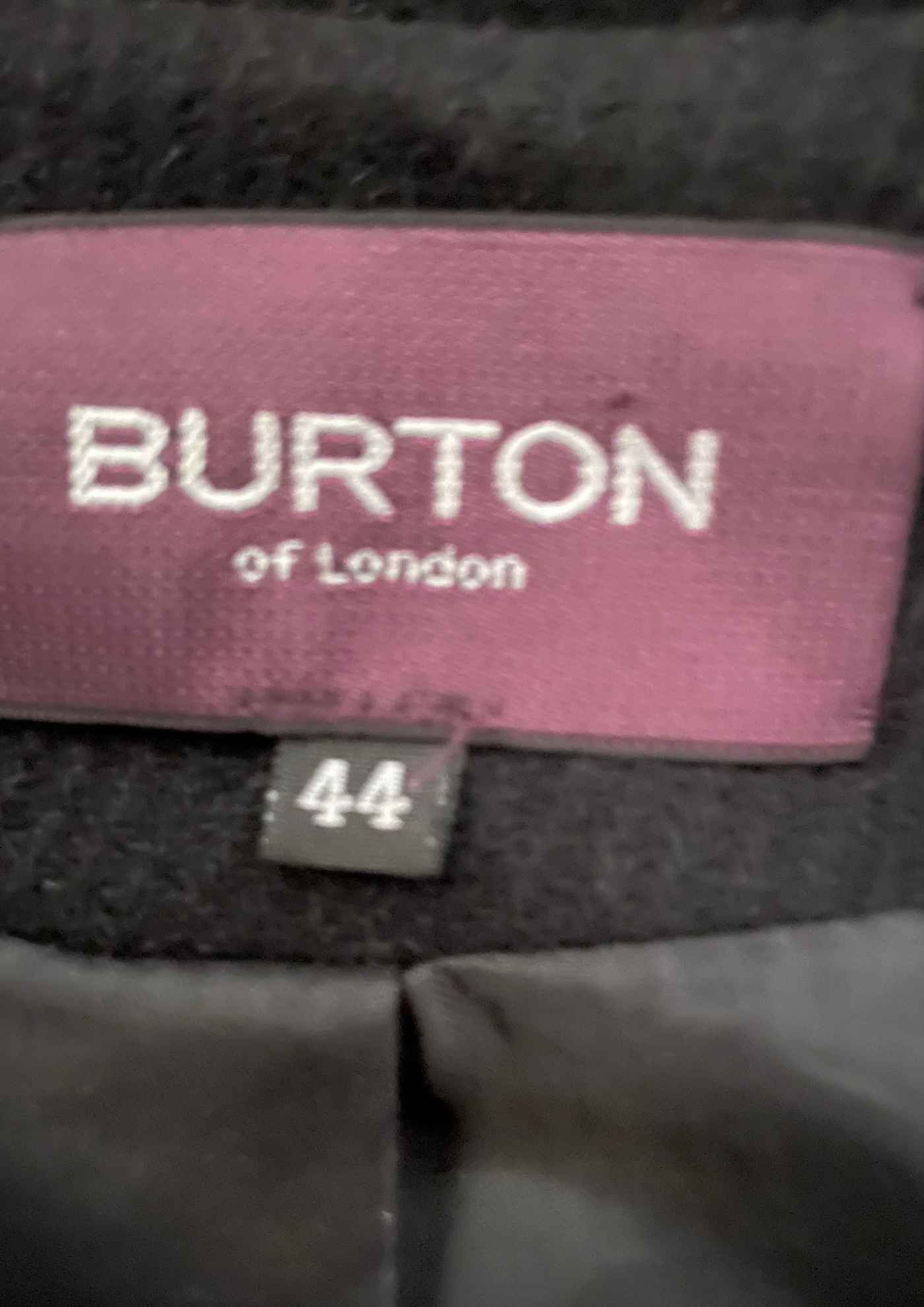 🧥✨ Manteau Chic Noir Taille 44