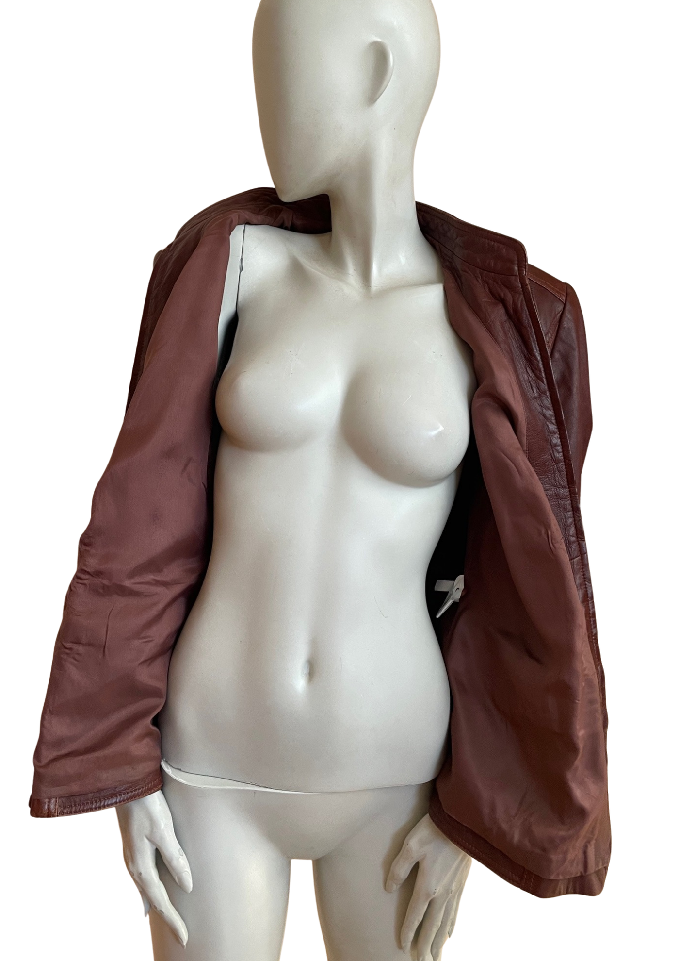 🌹 Veste en cuir d’agneau  – Taille 44 🧥✨