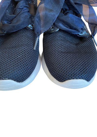👟 Baskets bleues élégantes avec nœuds en tissu Pointure 37 👟