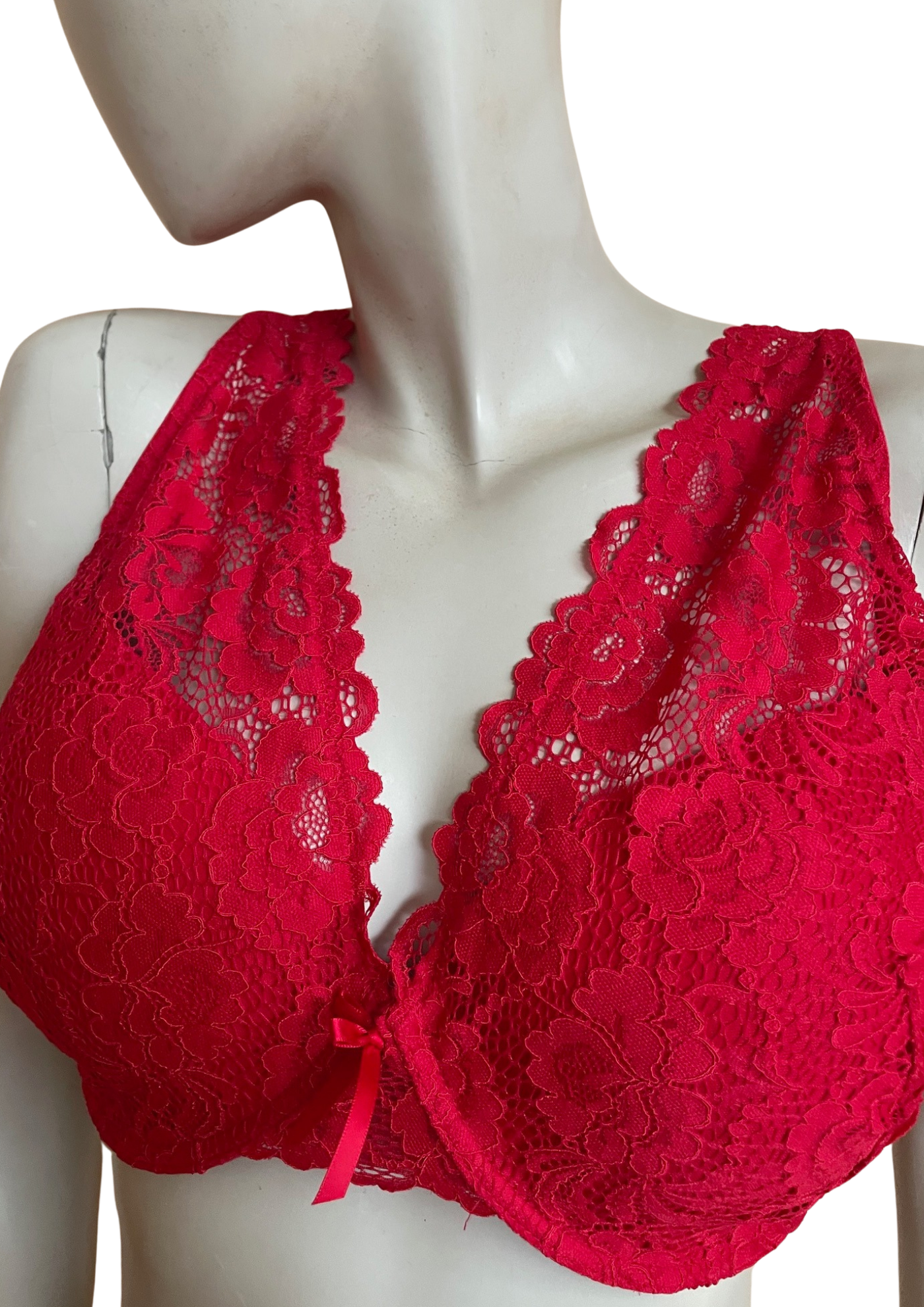 💖 Soutien-gorge rouge dentelle Taille 105E 🌺✨