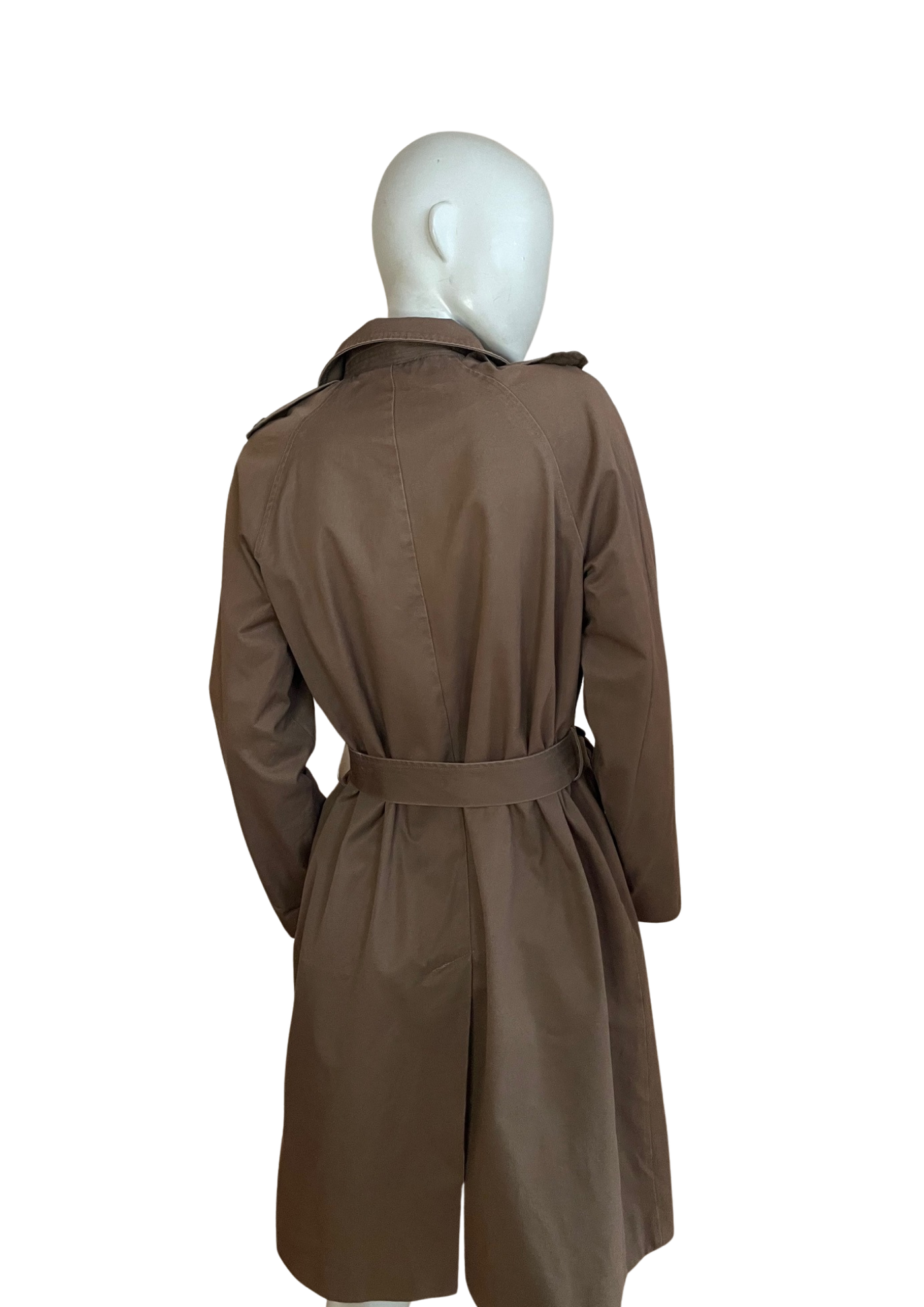 Trench ceinturé en coton brun – Taille 40 🧥