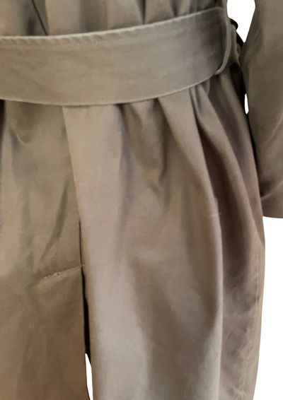 Trench ceinturé en coton brun – Taille 40 🧥