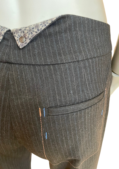🌟 Pantacourt capri rayé Taille 38 🌟