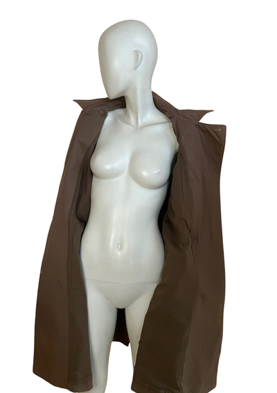 Trench ceinturé en coton brun – Taille 40 🧥