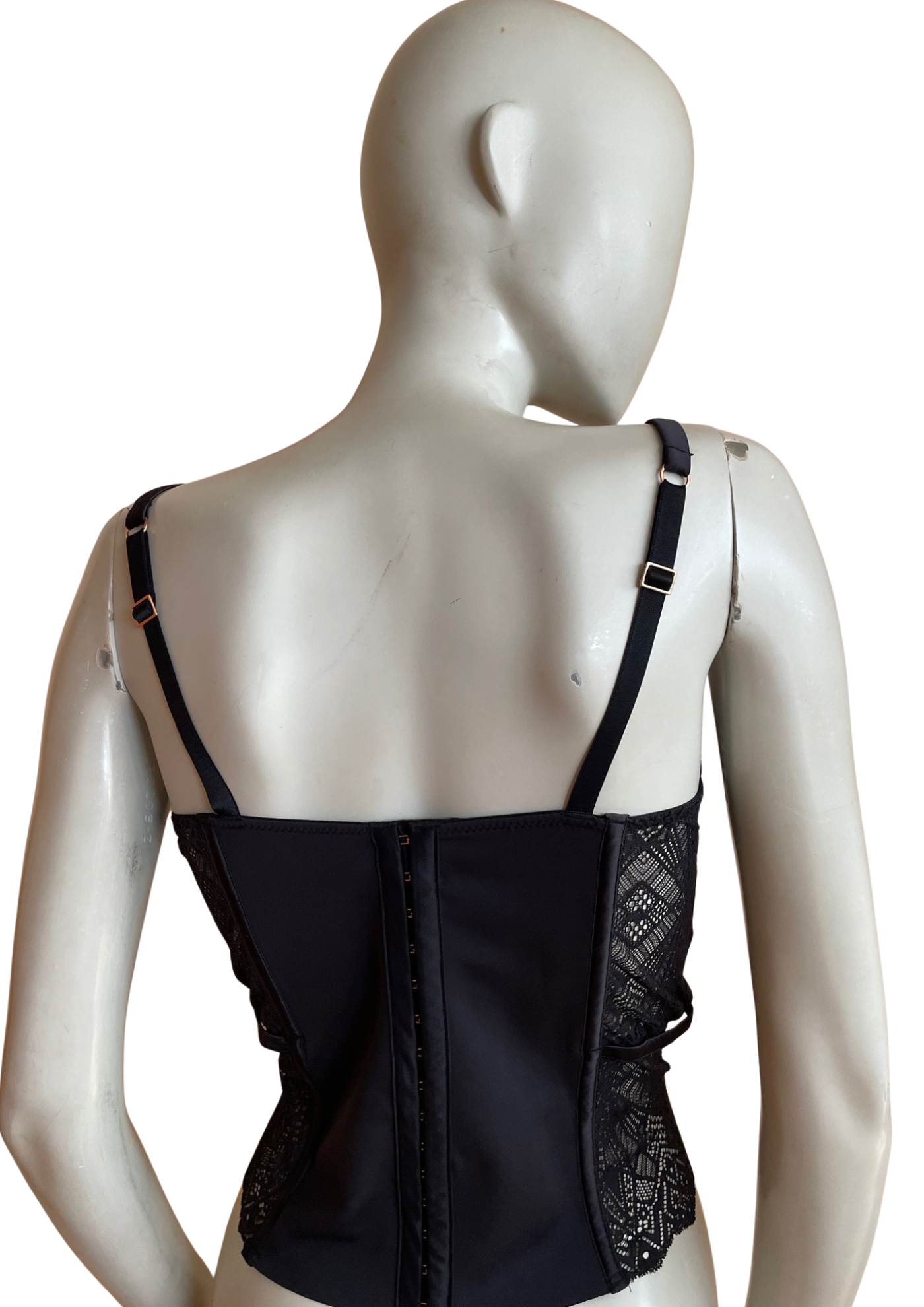 Guêpière Dentelle Noire « Pooky » – 95 B (Neuve) 💋🖤