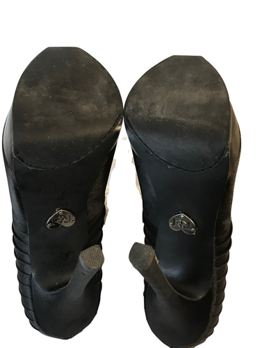 Escarpins Satin Noir Pointure 36 👠💎