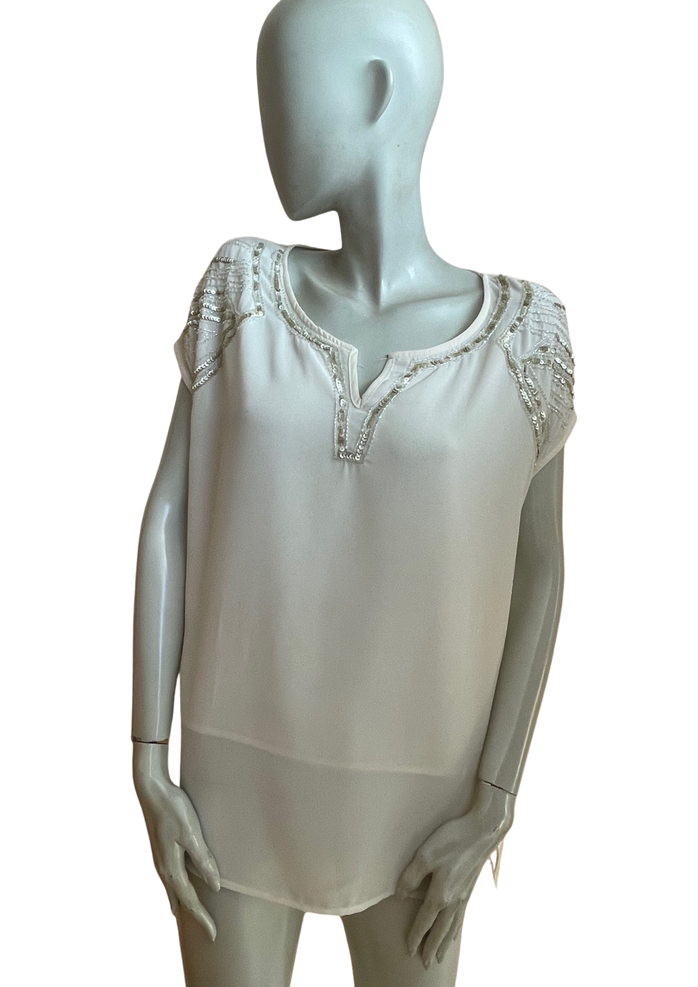 🌟 Blouse chic brodée Taille 42 🌟