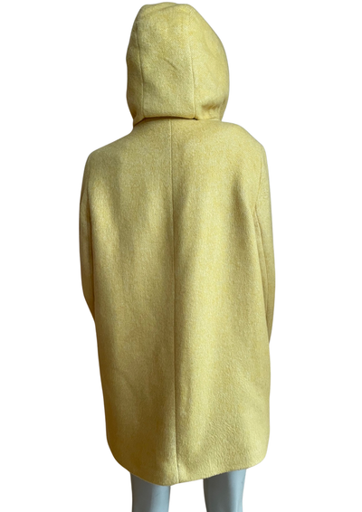 🧥✨ Manteau capuche jaune – Taille 42