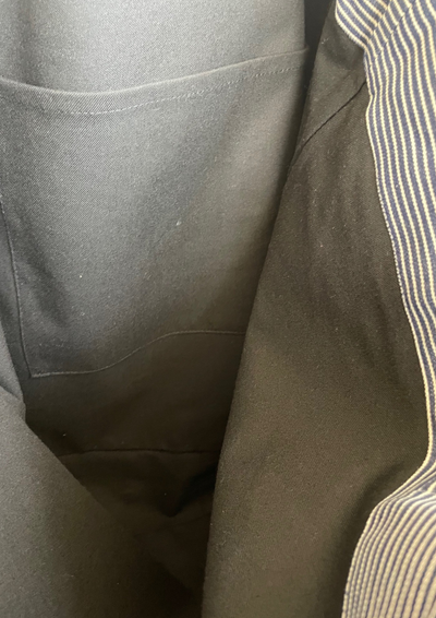 👜 Sac de plage à rayures bleu et blanc 👜