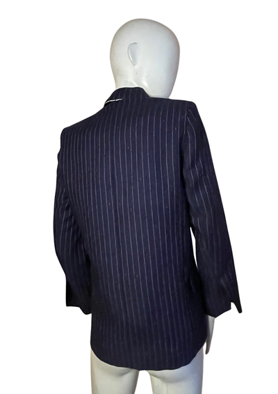 🖤 Veste – Rayures chic et allure rock Taille 34 ✨