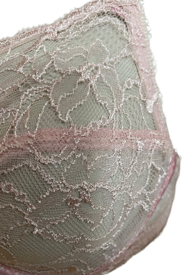 🌸 Soutien-gorge en dentelle rose 85B (Neuf) 🌸