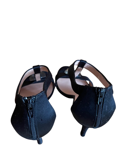 🖤 Sandales Noires à Talons – Élégance Italienne Pointure 37