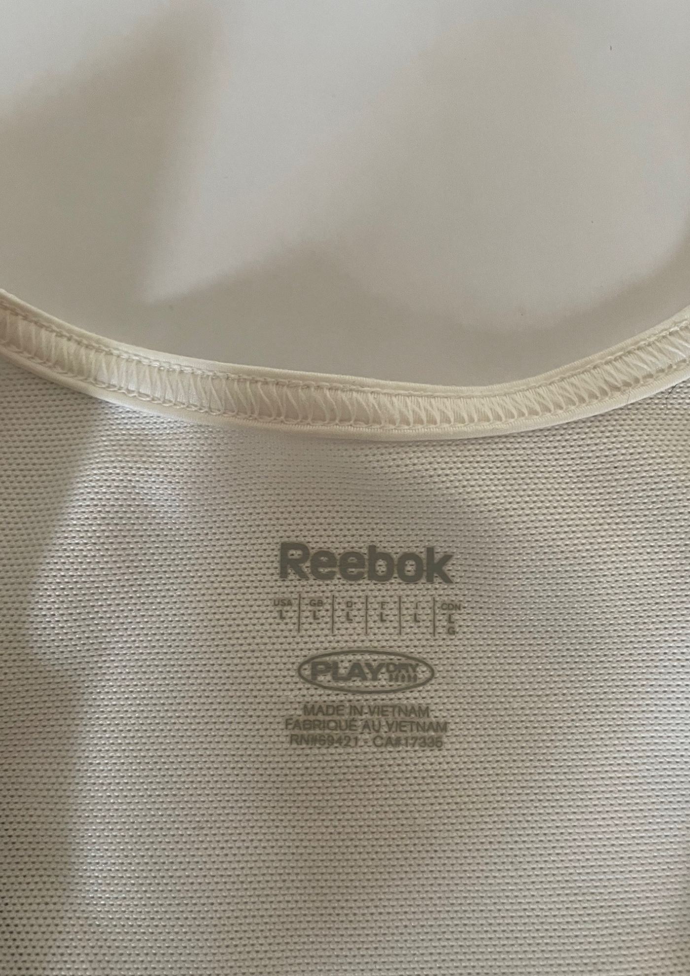 🌀 Débardeur de sport blanc Taille L 🌀