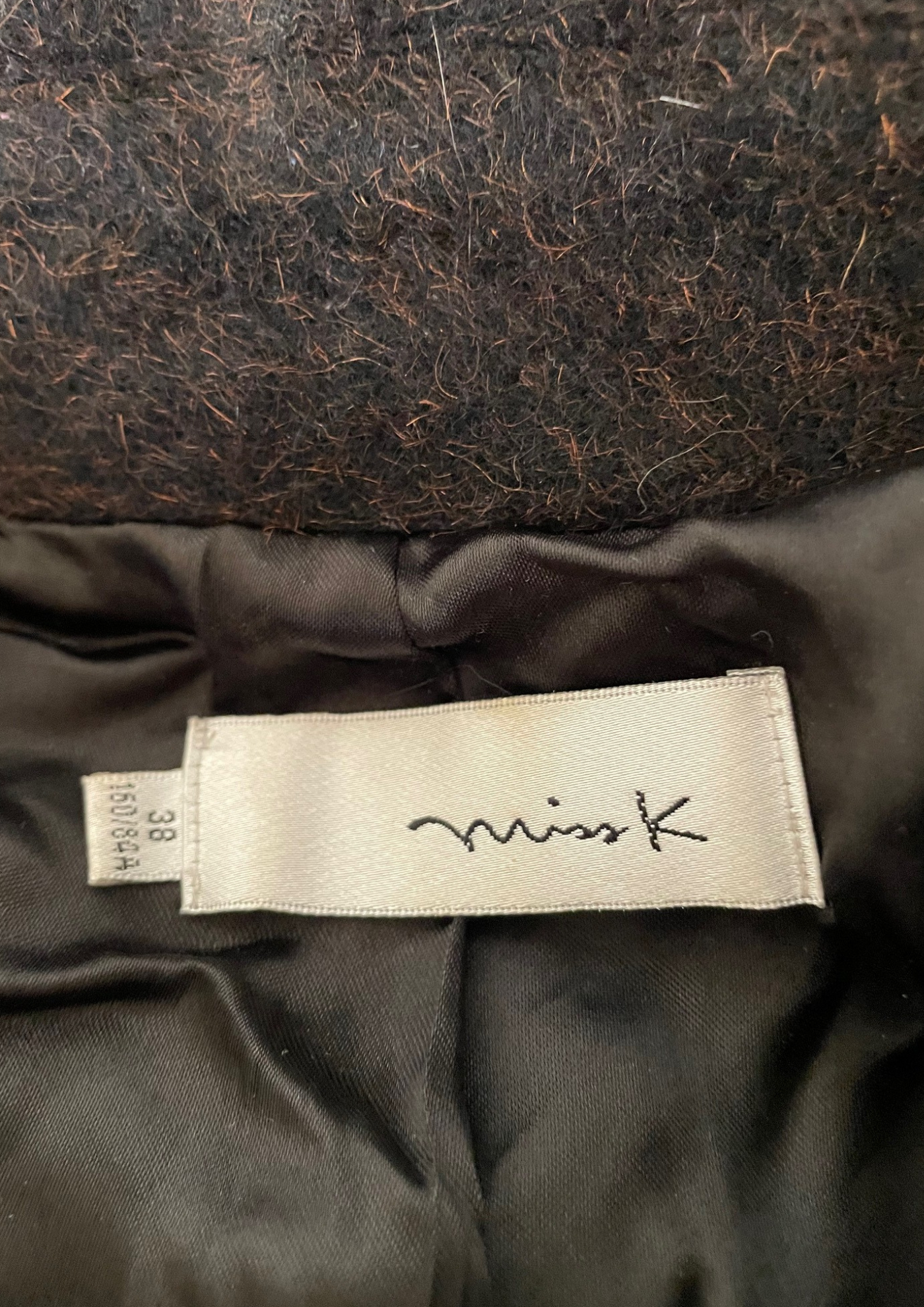 🧥 Manteau en laine &mohair Taille 38 ✨