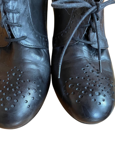 👠 Derbies à talons noirs Pointure 37 🖤🇮🇹