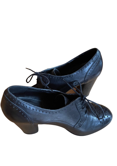 👠 Derbies à talons noirs Pointure 37 🖤🇮🇹