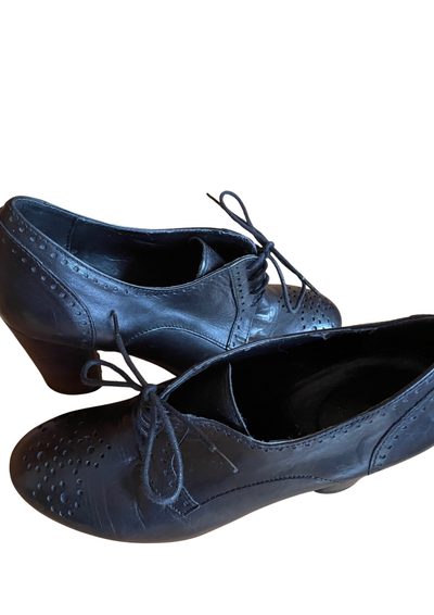 👠 Derbies à talons noirs Pointure 37 🖤🇮🇹