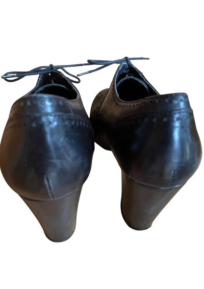 👠 Derbies à talons noirs Pointure 37 🖤🇮🇹