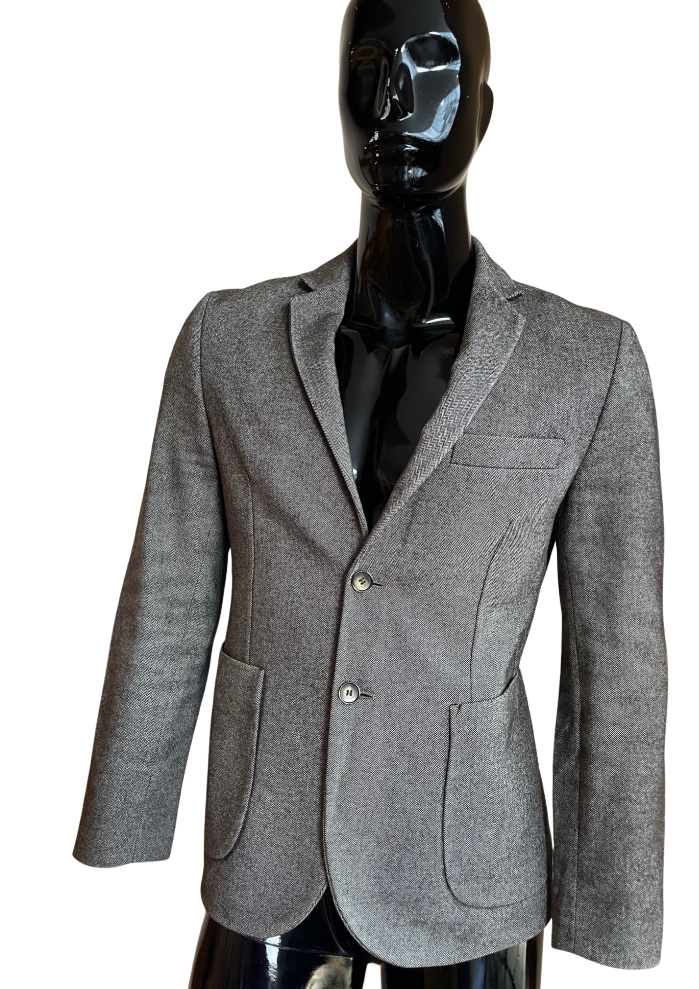 Veste de Costume Slim Fit en Laine &Coton Marron Clair Taille M  🤎👔