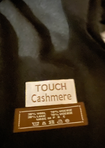 🖤 Étole noire en mix laine – Douceur & Élégance 🧣