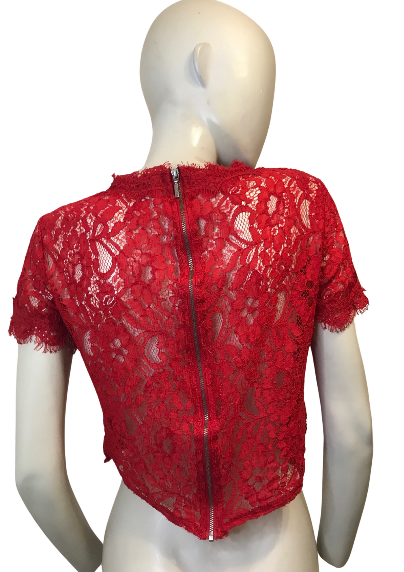Crop top en dentelle Taille 38