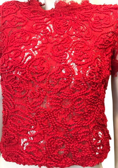 Crop top en dentelle Taille 38