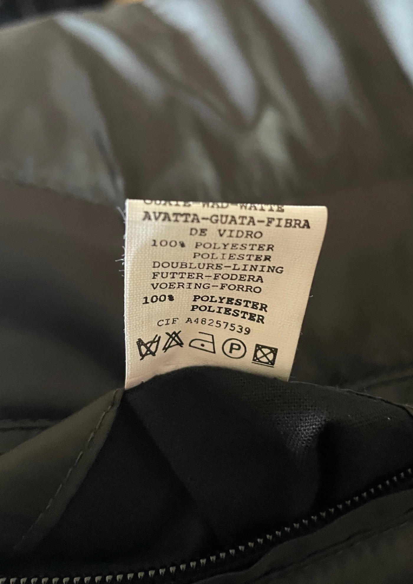 🧥 Doudoune noire réversible Taille XL ❄️