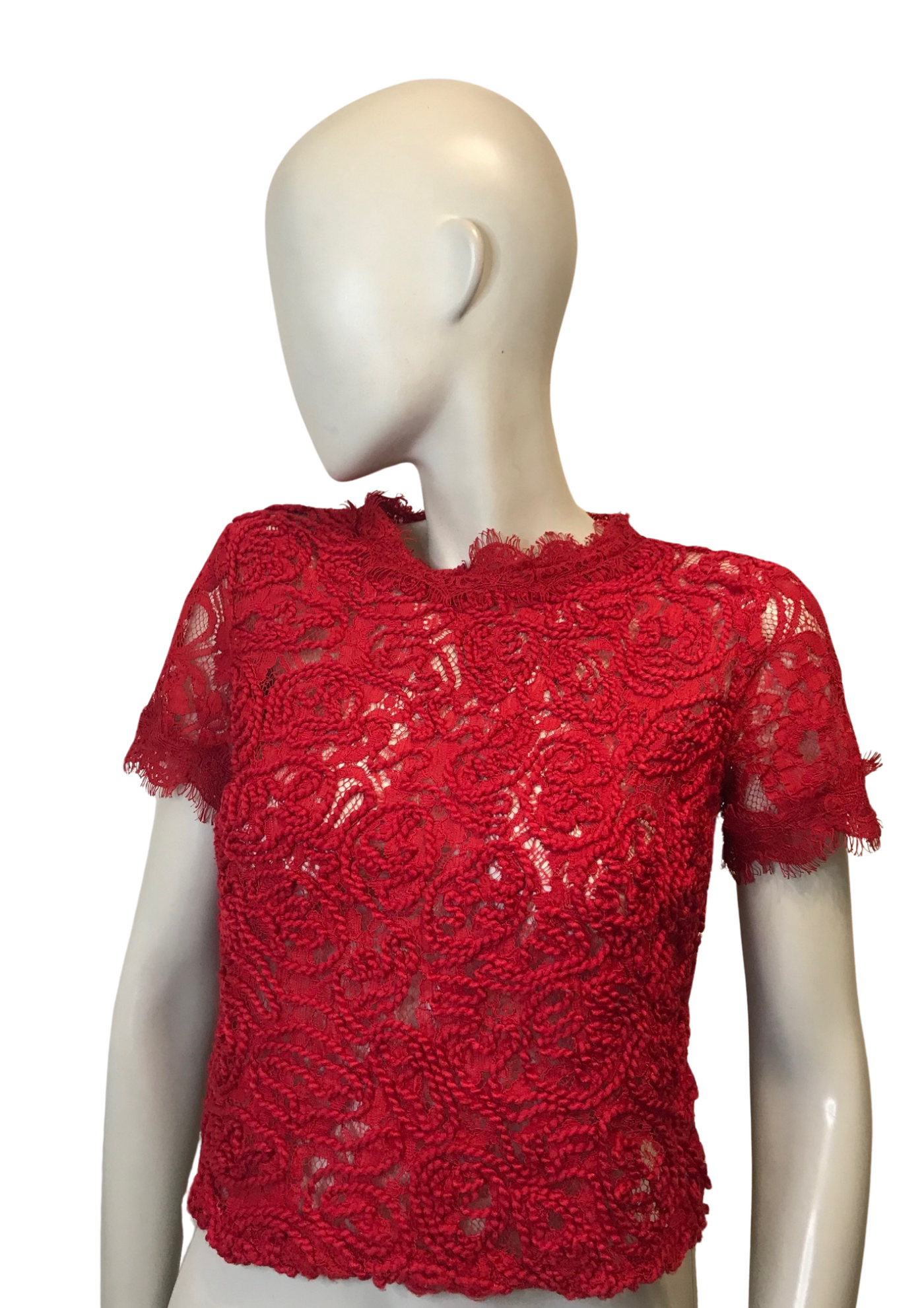 Crop top en dentelle Taille 38