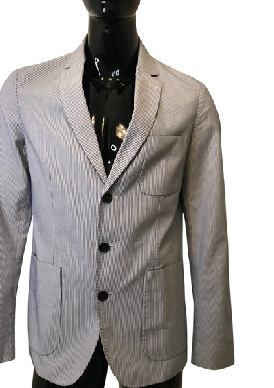 Blazer Rayé Bleu & Blanc Taille XL