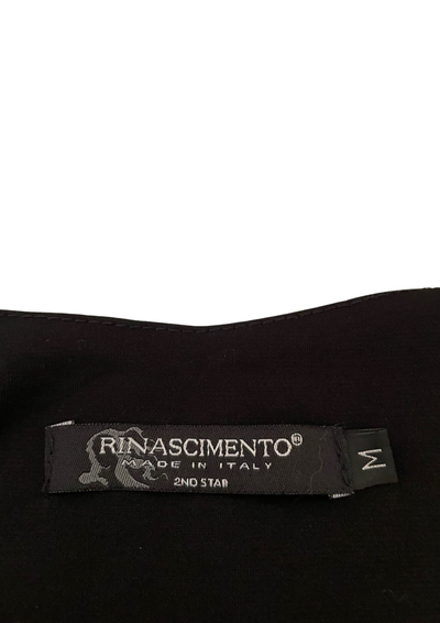 ✨ Robe noire à sequins & volants – Taille 38