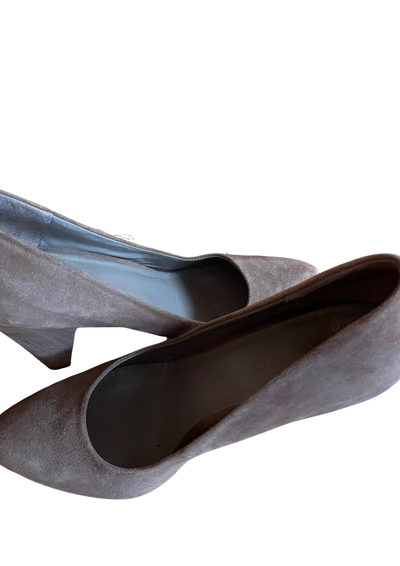 👠 Escarpins en daim taupe 💫 –  Pointure 36