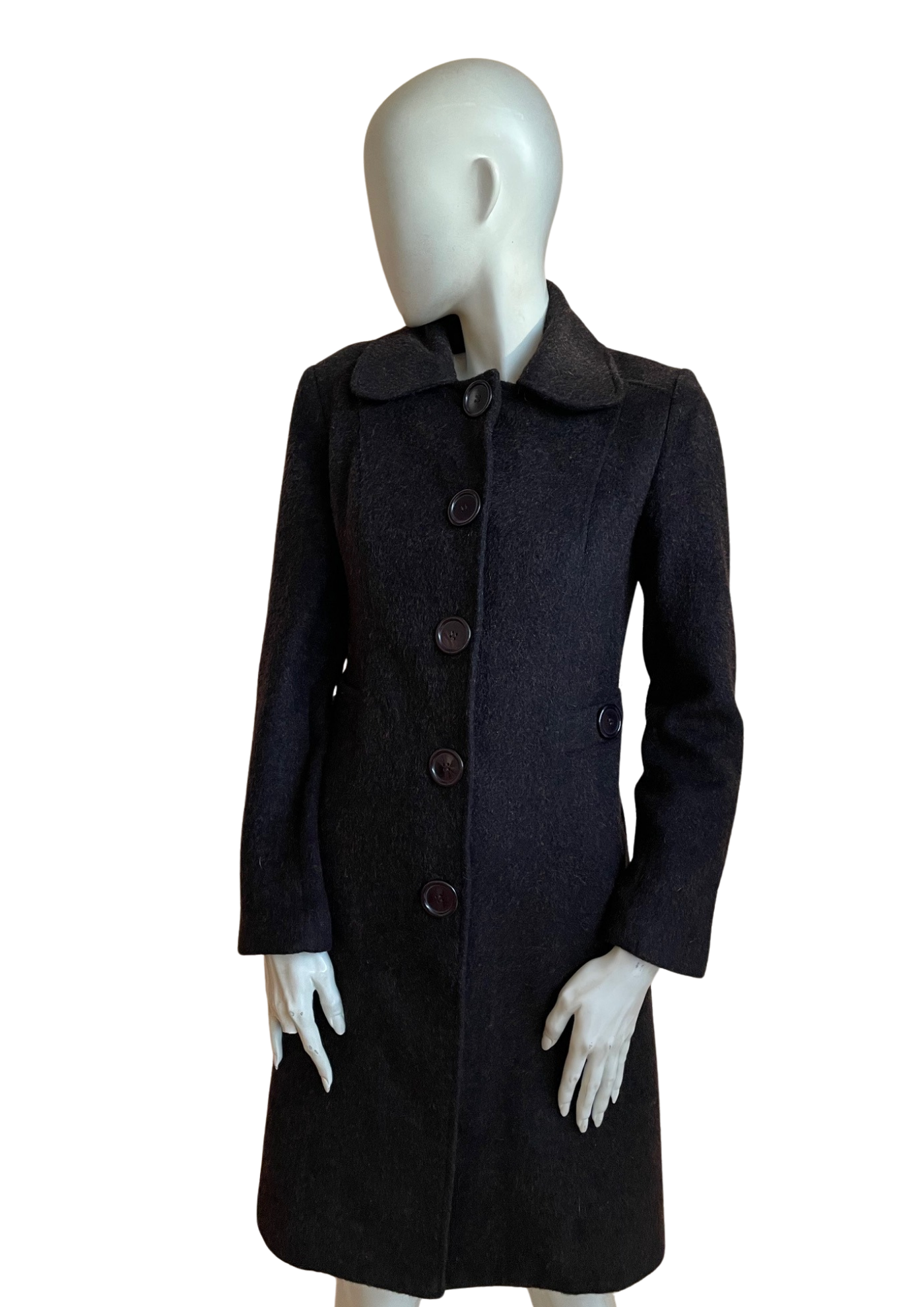 🧥 Manteau en laine &mohair Taille 38 ✨