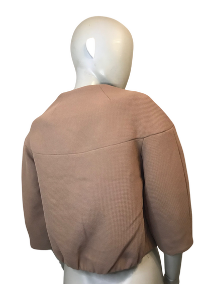 ✨ Veste Courte Beige Rosé – Taille 36 👗🌸