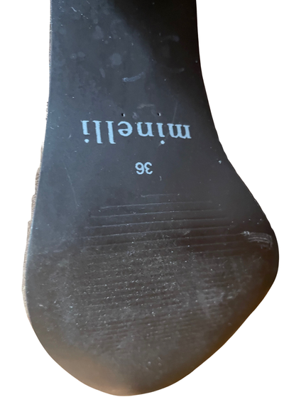 👠 Escarpins en daim taupe 💫 –  Pointure 36