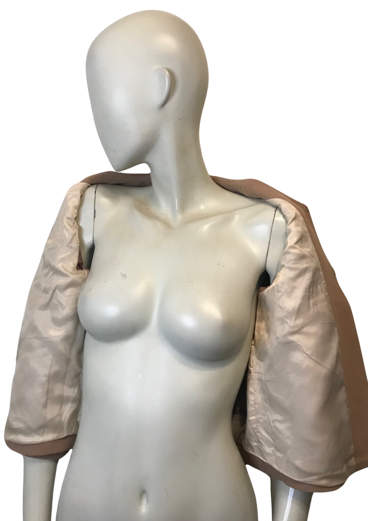 ✨ Veste Courte Beige Rosé – Taille 36 👗🌸