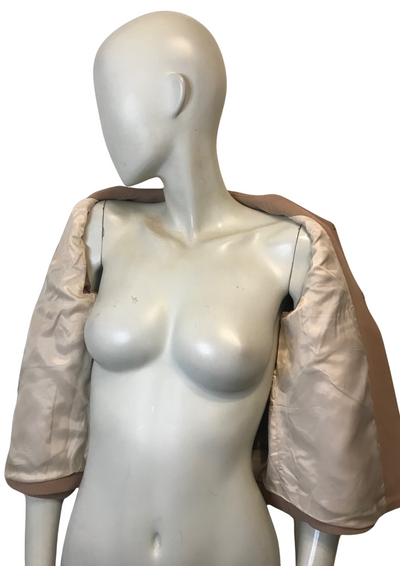 ✨ Veste Courte Beige Rosé – Taille 36 👗🌸