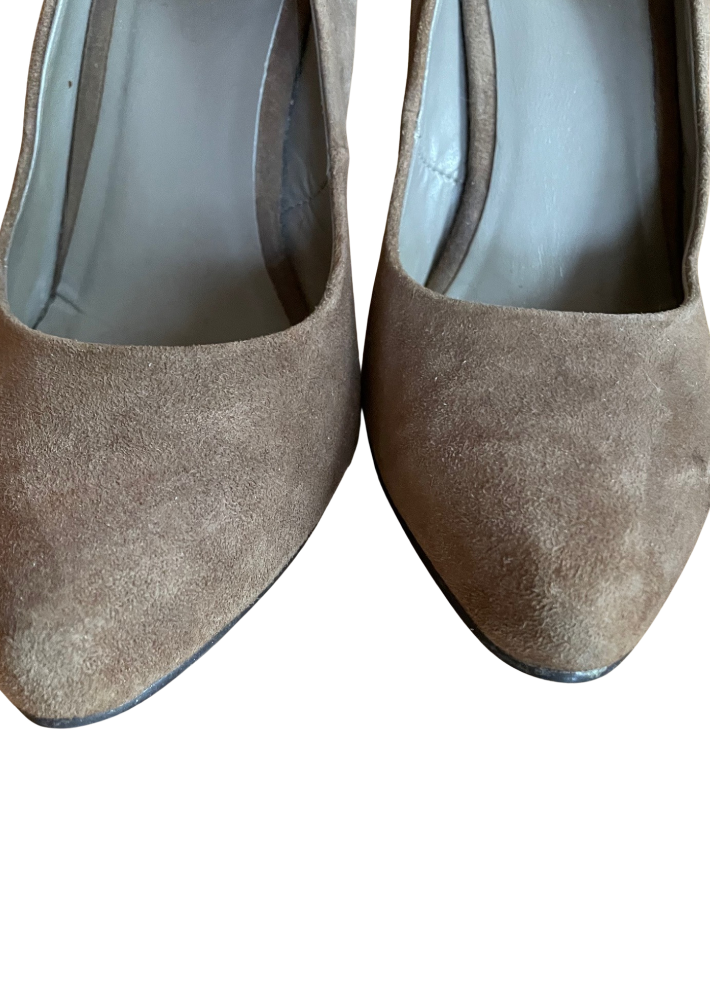 👠 Escarpins en daim taupe 💫 –  Pointure 36